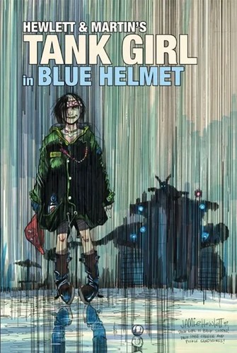 Tank girl blue helmet - blue, summer
