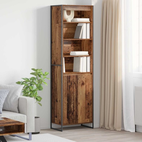 Vidaxl tall cabinets old wood - cabinets,