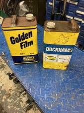 Vintage oil cans "Golden Film