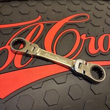 *New* Blue Point (By Snap On) Short Flex Head Ratchet Spanner Wrench 17mm 19mm