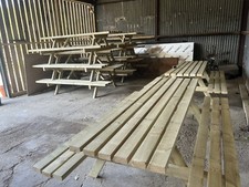 10 Seater 8ft wooden picnic
