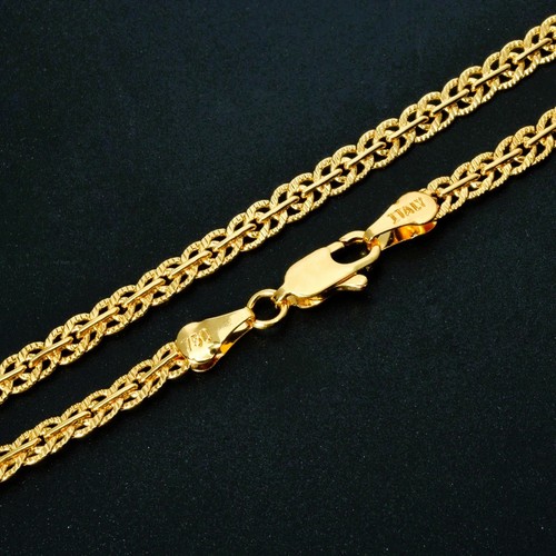18k gold inch byzantine - gold,