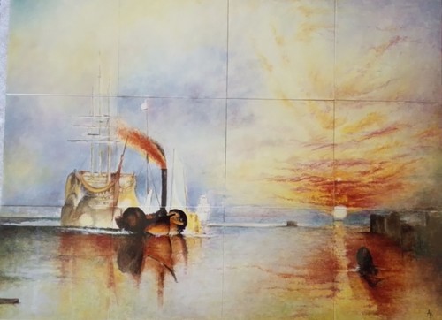 The fighting temeraire painted - the,
