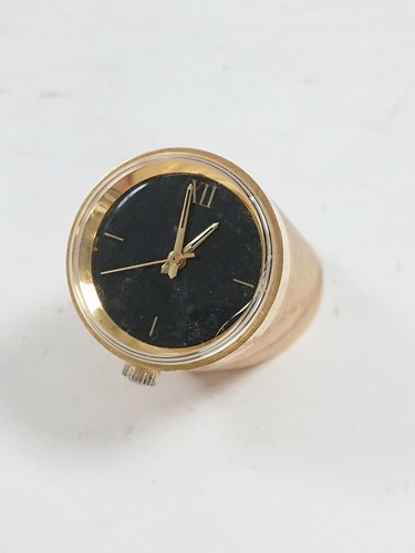 Vintage brass swiss movement - vintage,