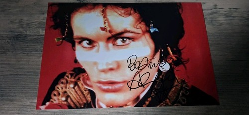 Adam ant signed 8 - adam, x