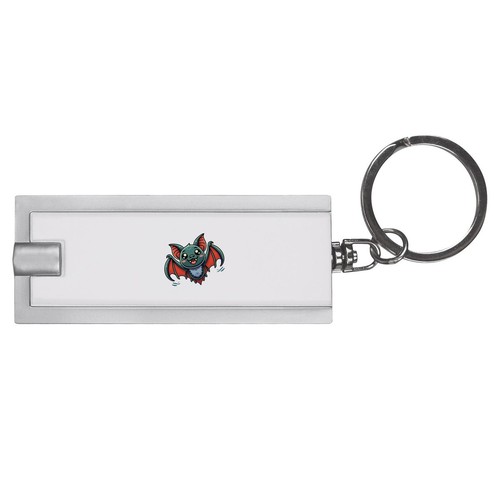 Cute bat flying led keyring - bat, flying'