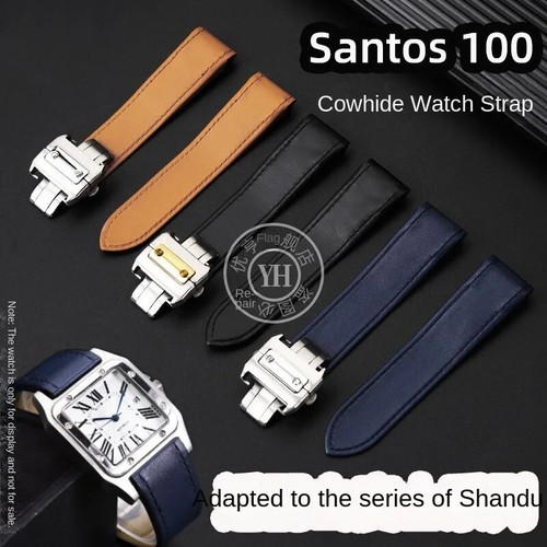 Genuine leather watch strap - leather,