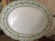 BISHOP  & STONIER DAWLISH DESIGN SEMI IMPERIAL PORCELAIN LARGE TURKEY PLATTER