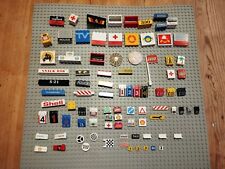 Vintage Lego Town Vehicles Printed spare parts pieces 1970s 1980s