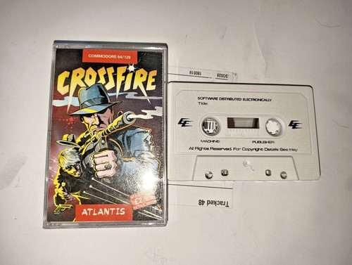 Crossfire c64 game commodore - crossfire,