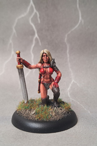 Reaper miniatures dena female - miniatures, dena,