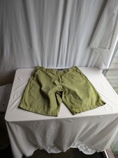 Maine Mens Shorts Green Chino