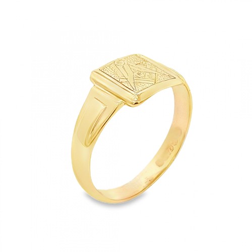 9ct yellow gold masonic - 9ct,