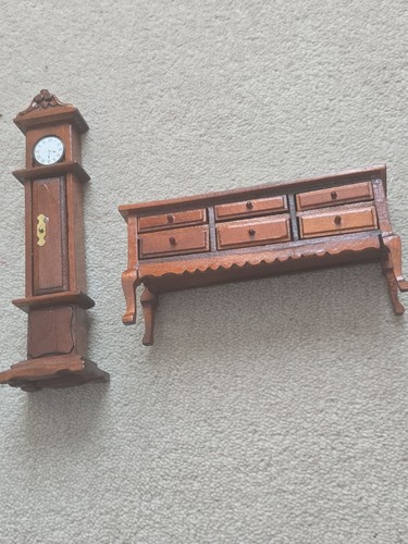 Dolls house sideboard and - dolls,