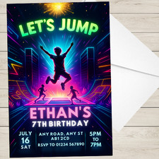 Personalised Jump Birthday