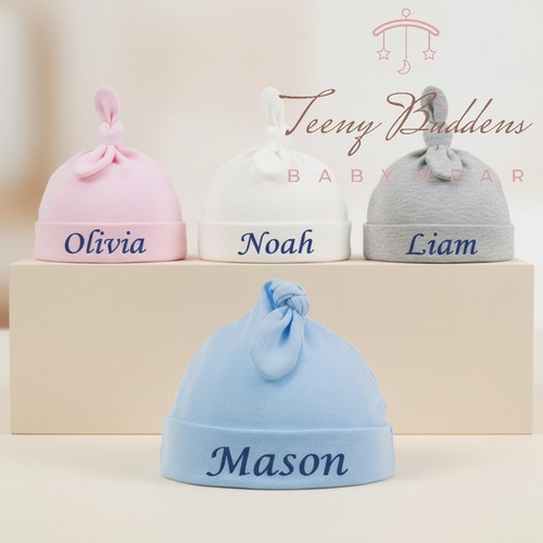 Personalised baby knot - knot, hat