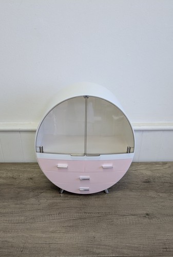Pink makeup organiser box - organiser,