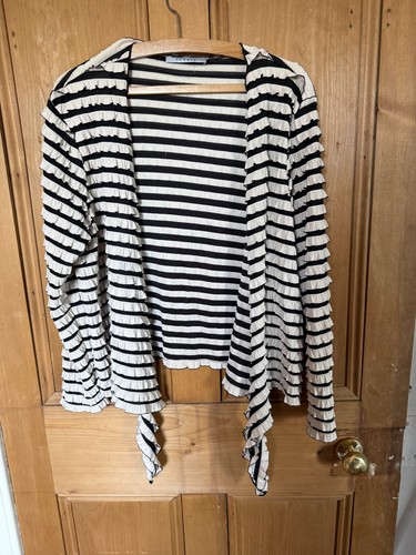 Chesca black cream - black, striped