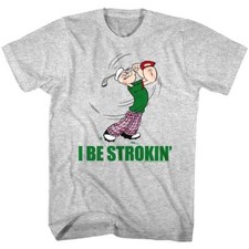 Popeye Golfer Stroking Men's T