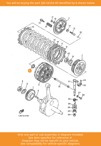 Yamaha plate thrust 1 - plate,,
