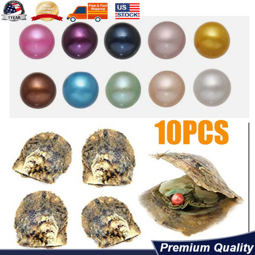 10pcs 8mm natural pearl - 10pcs,