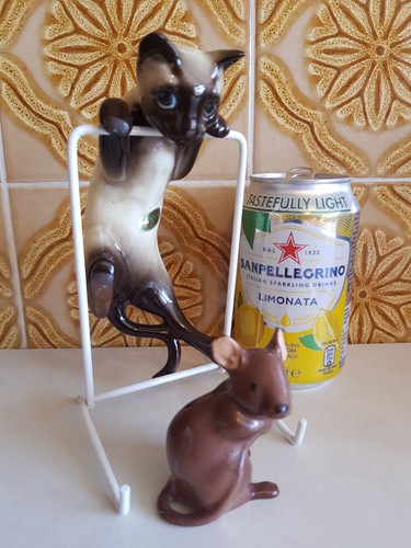 Beswick siamese cat mouse - beswick, &