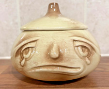 Sylvac Crying Onion Face Pot
