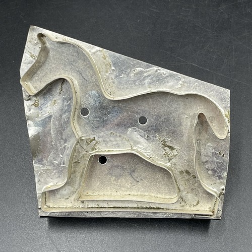 Primitive rocking horse tin - rocking,