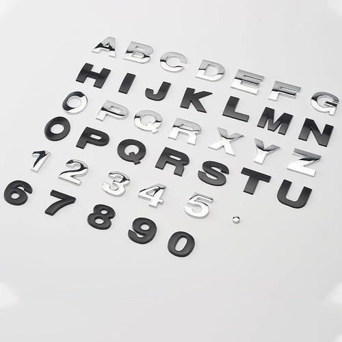 Chrome metal letter - chrome,