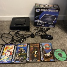 Sega Saturn Console Boxed Bundle Tested And Working 5 Games