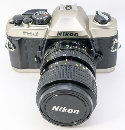 Nikon fm10 35mm slr film - nikon,