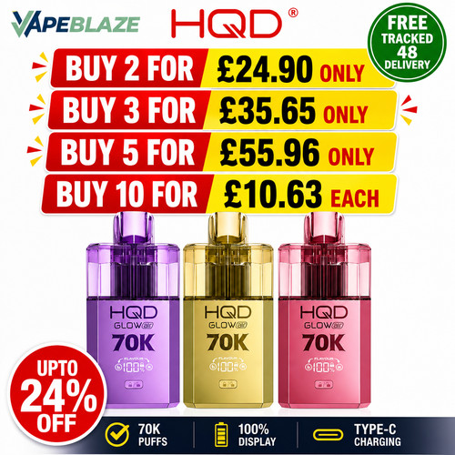 Hqd glow air 70k prefilled - air,