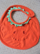 Halloween Pumpkin Baby Bib
