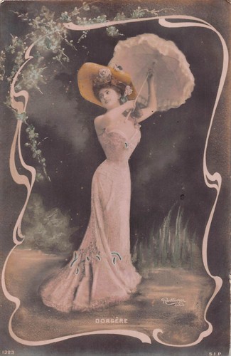 Postcard edwardian french - edwardian,