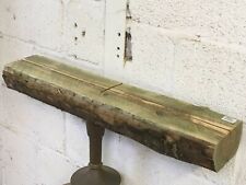 86.5cm Old Solid Pine Beam Waney Edge Rustic Post Fireplace Over Mantle Lintel