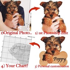 Personalised Custom Cross Stitch Design Your Own CHART ONLY Kit by request Large