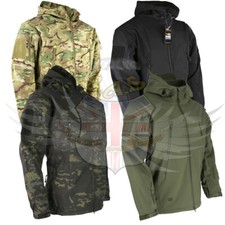 KOMBAT UK PATRIOT TACTICAL SOFT SHELL HOODED JACKET,BLACK,GREEN,BTP,BTP BLACK