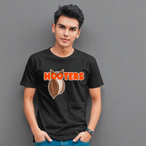 Hooters shirt owl boobs - hooters, t-shirt,