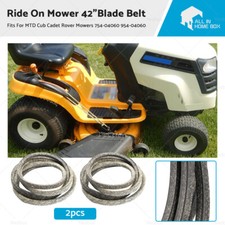 2x Deck Belt For 42" Cut Rover