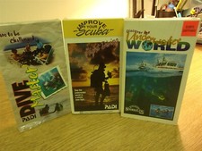 Padi Lot / 3 Dive Master Night Diving Distaster Thunderwater Word 1993 1996 1995