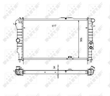 NRF Radiator for Vauxhall
