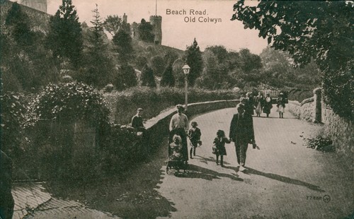 Beach road old - old, colwyn
