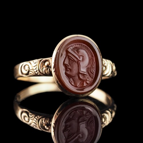 Antique georgian cameo - georgian, ring