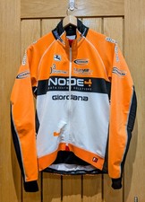 Giordana Cycling Jersey FR-C Node4 Pinarello Made In Italy Full Zip Size L