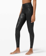 Lululemon Womens Wunder Under High Rise Tight 28" Shine Size 6 (UK 10) BNWT 