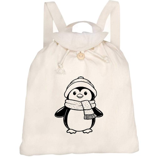 Cute penguin wearing - wearing, scarf'