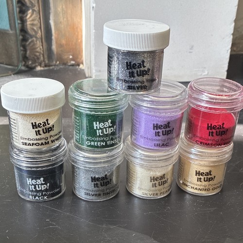 Heat embossing powder - up!,