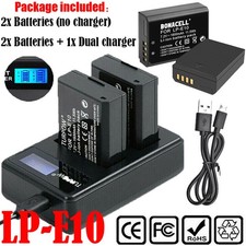 2X LP-E10 Battery For Canon