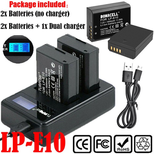 E10 battery for - lp-e10, canon