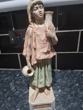 Rare 1880 Royal Dux Prototype African Museum Provenance, Lady figurine